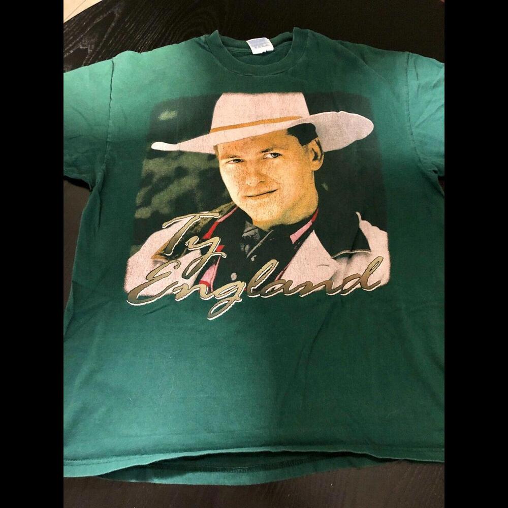 Vintage Ty England Country Music T-Shirt Size XL